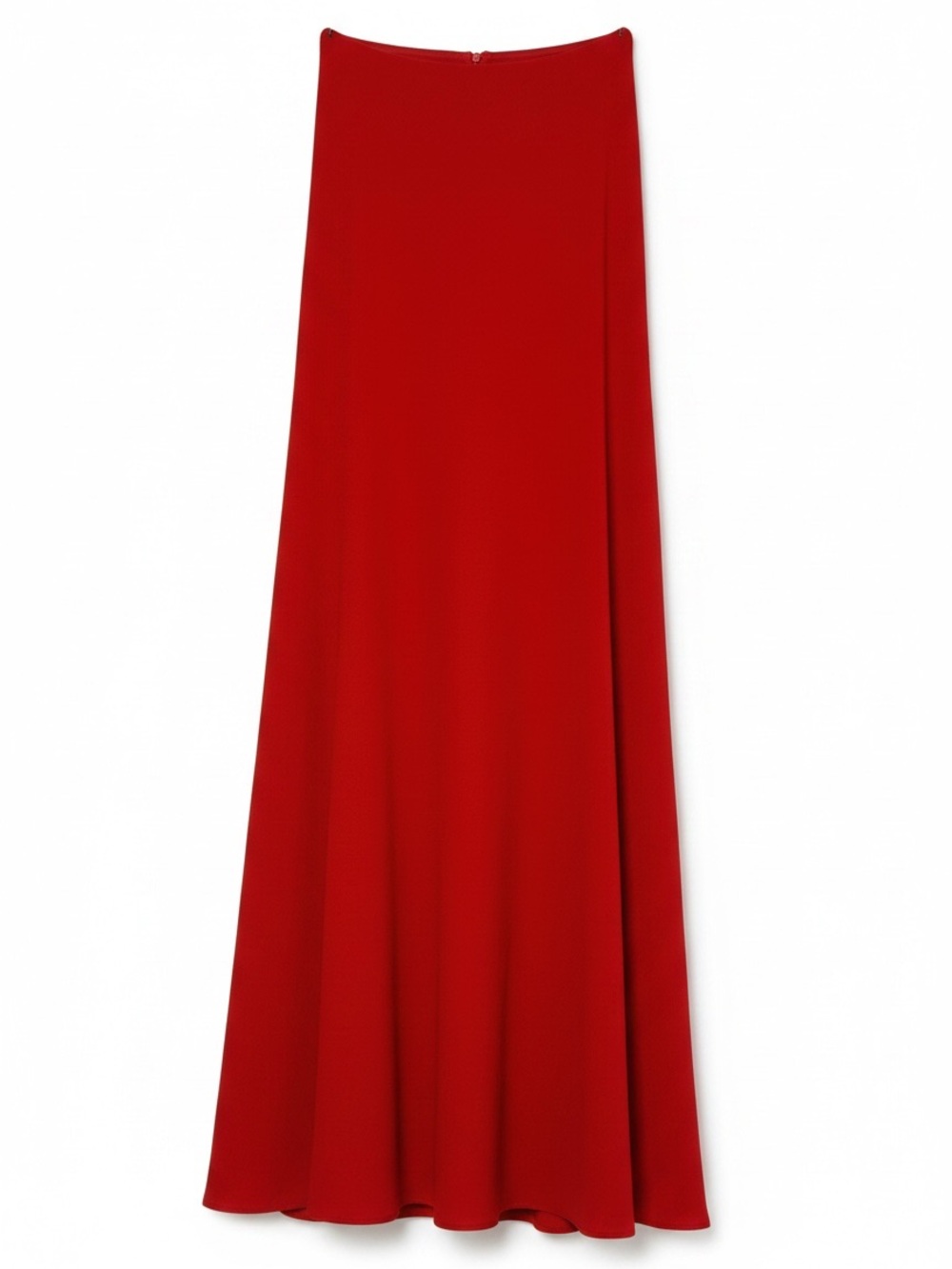 Reformation Layla Sangre Red Maxi Long Skirt Lace Waist Trim Size 8 Autumn